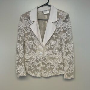 Yves Saint Laurent lace blazer!!